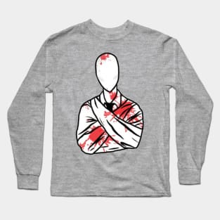 Slenderman StraightJacket Long Sleeve T-Shirt